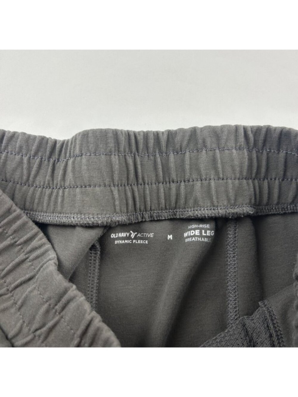 Old Navy Temple Stone Dynamic Fleece High Rise Wide Leg Sweatpants M - Picture 3 of 7